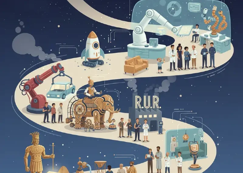 The History of Robots: From Magic Statues to Smart Helpers